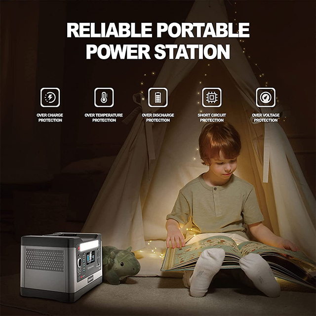 マオテン ポータブル 太陽光発電機 500W 110V/220V ピュアサイン波 出力、アウトドア キャンプに最適 家庭用非常用電源
